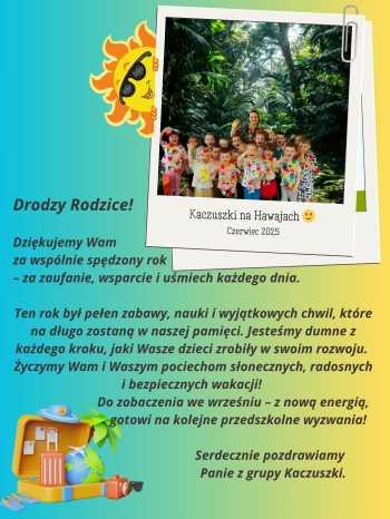 Udanych wakacji.