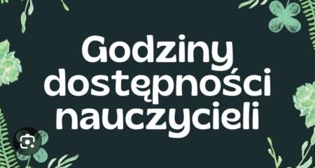 GODZINY DOSTĘPNOŚCI 