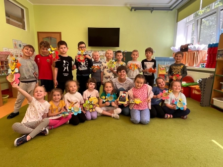 ''ODWAGI PSZCZÓŁKO''- zajęcia prowadzone przez Panią Magdę, mamę Oli