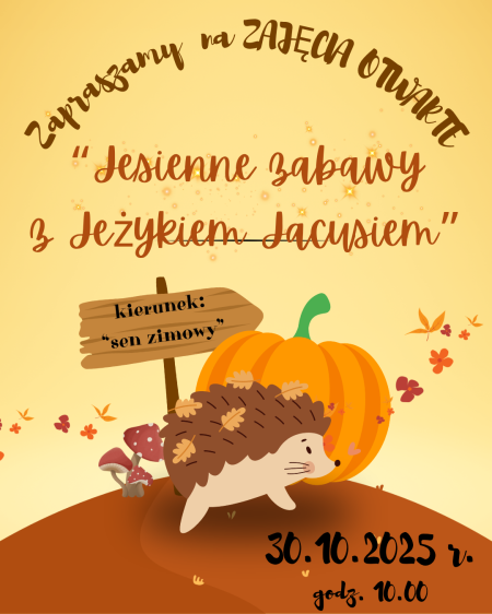 ZAPROSZENIE NA ZAJĘCIA OTWARTE