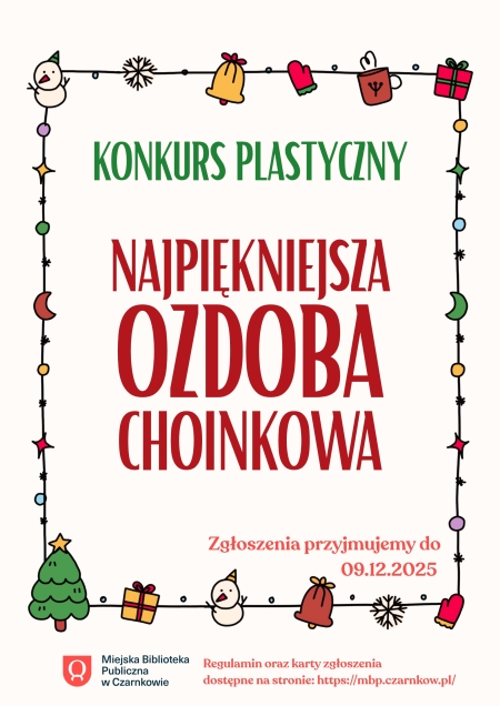 Konkurs na najpiękniejszą ozdobę choinkową 