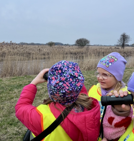 Wizyta na ogródkach i nad Notecią.