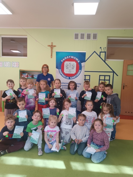 ,,Czyste powietrze wokół nas''. Spotkanie z Panią Grażyną Libront z Powiatowej S...