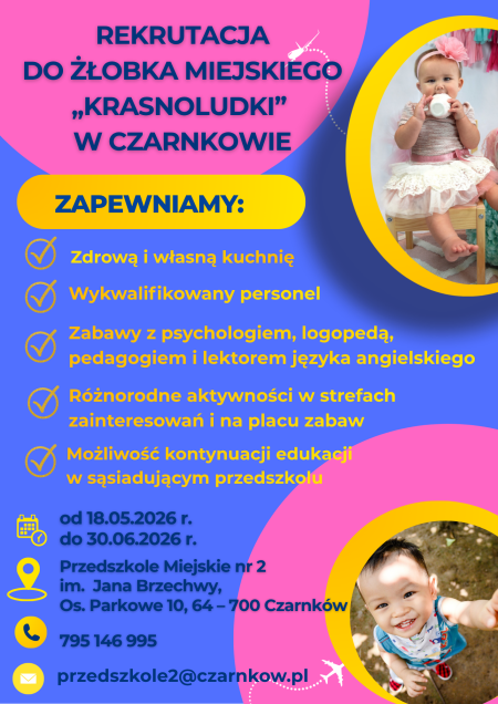 REKRUTACJA DO ŻŁOBKA 
